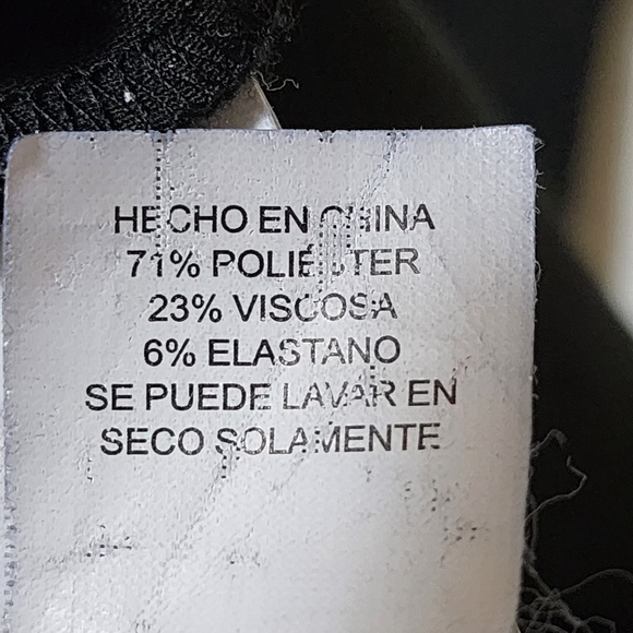 Kate Spade Black Ponte Knit High Rise Side Zip Slim Leg Pants - Picture 8 of 8